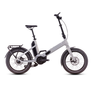 Cube Fold Hybrid Comfort 500 2025 Folding Bike Pearly Silver