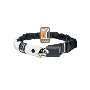 Hiplok Wearable Chain Lock 10mm x 85cm - Waist 24-44 Inches (Gold Sold Secure) - High Visibility