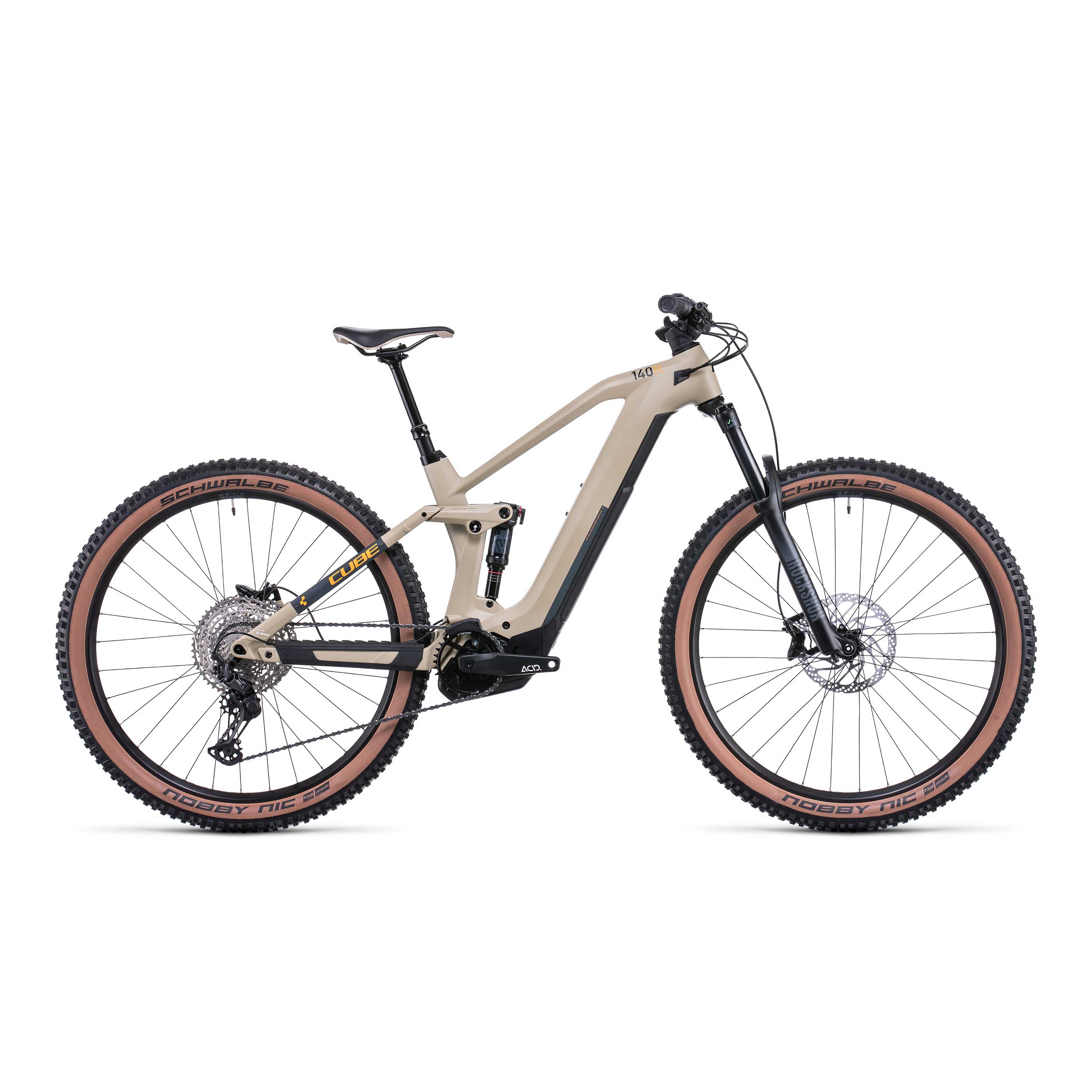 Cube e bike online grey orange